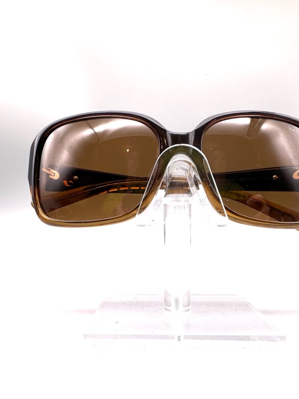 Nicole Miller Brown Gradient Oversized Women's Sunglasses